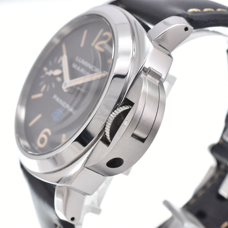 Panerai Luminor Marina Manual Stainless Steel And Leather Watches