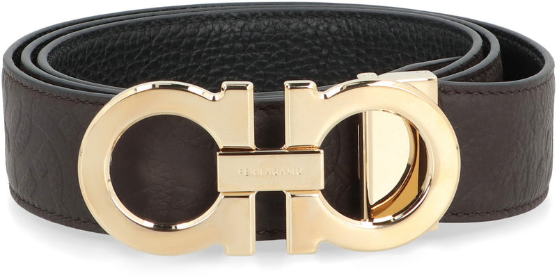 Ferragamo Belt — Brown Calfskin