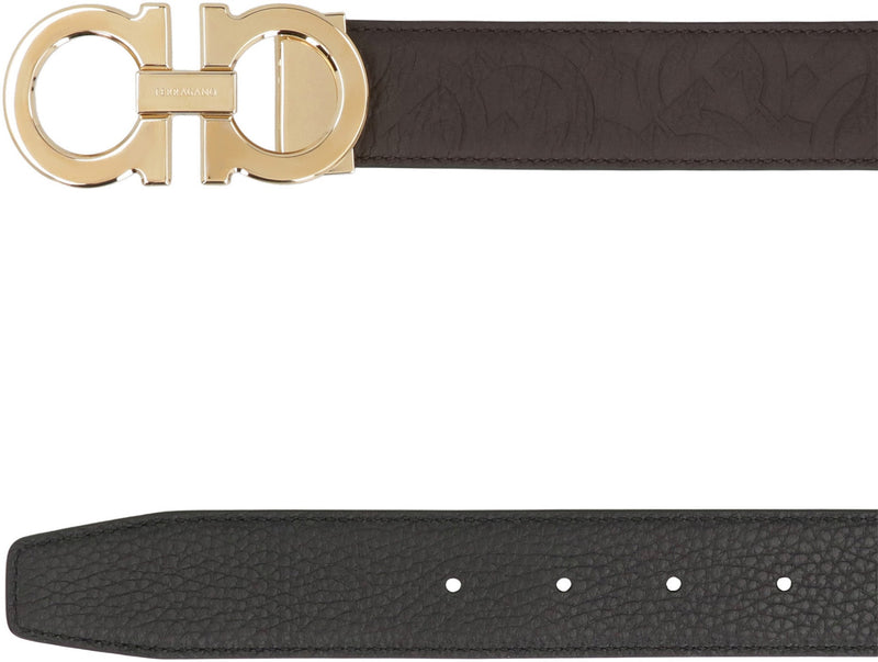 Ferragamo Belt — Brown Calfskin