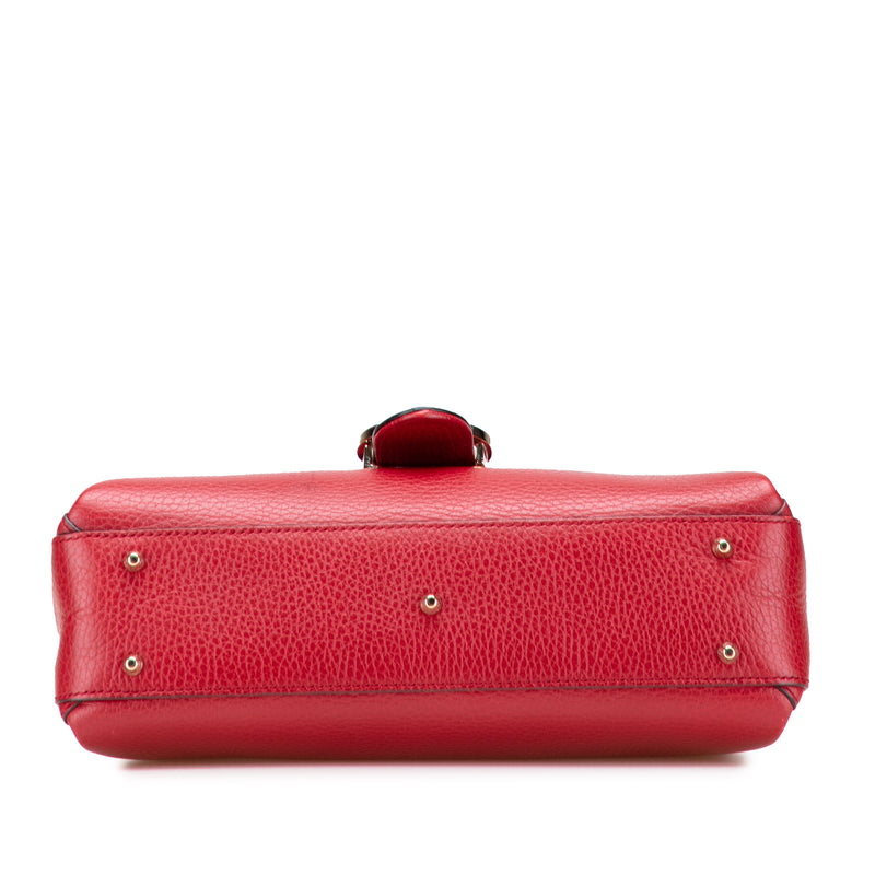 Small Dollar Calf Interlocking G Satchel - Image 3