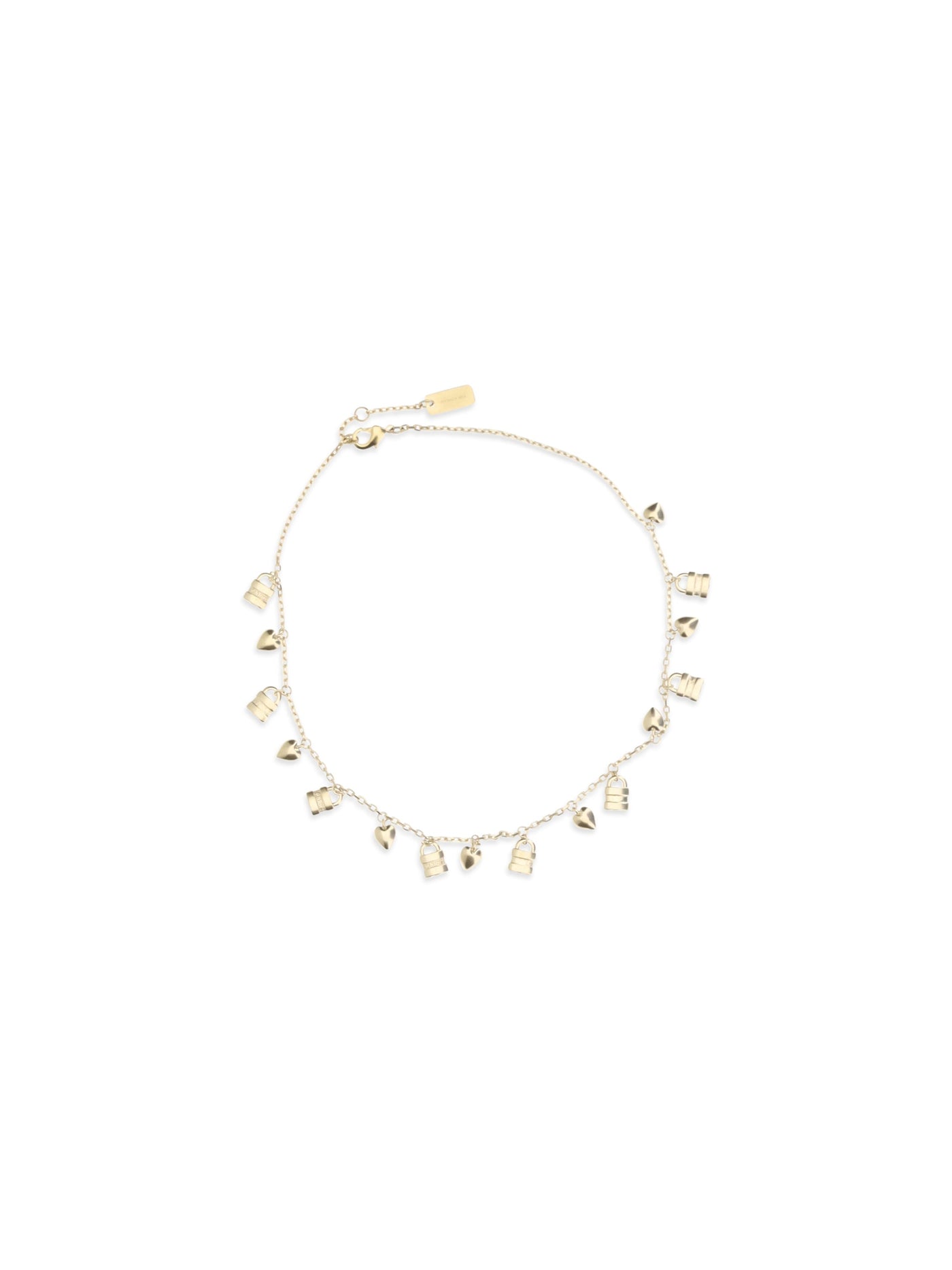 Chloé Mini Paddington Necklace — Gold Brass Necklaces