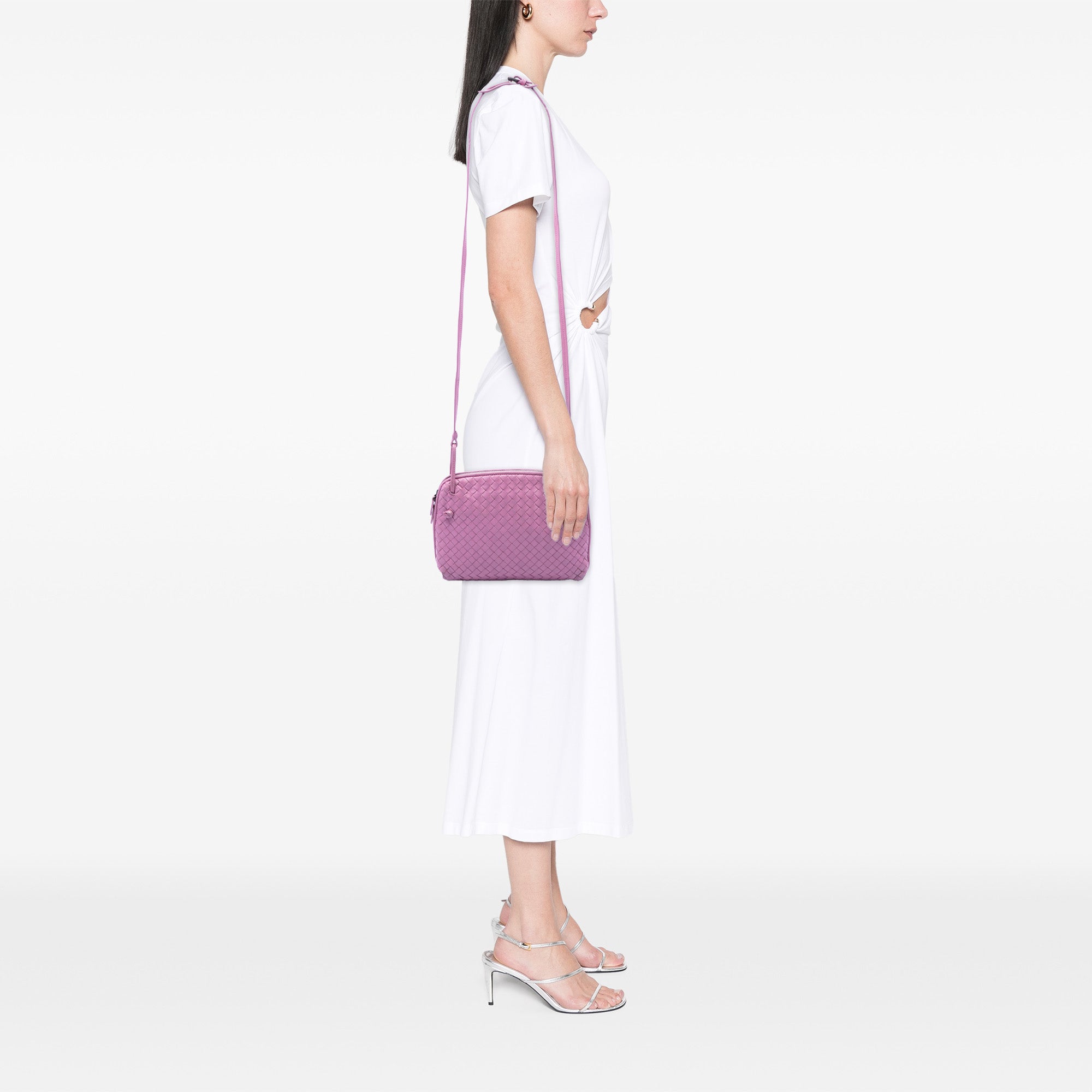 Nappa Intrecciato Nodini Crossbody - Image 6