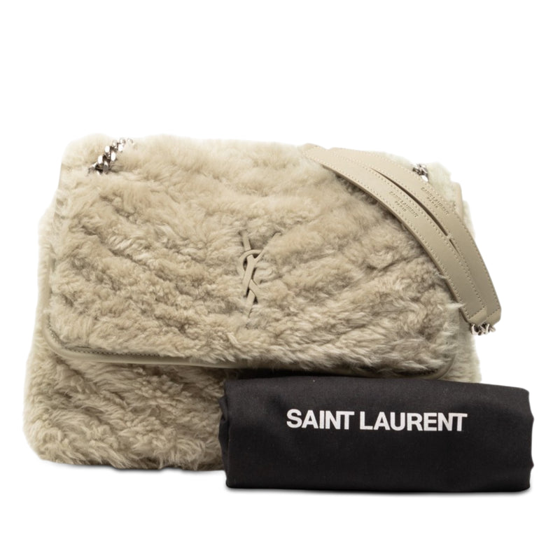 Medium Shearling Niki Shoulder Bag - Image 8