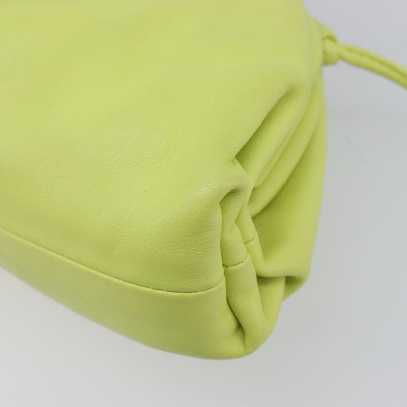 Bottega Veneta The Pouch Coin Purse Leather Green