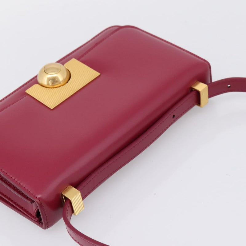 Bottega Veneta Bv Classic Smooth Calfskin Burgundy Leather Bag