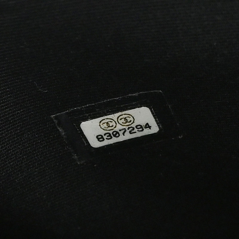 Chanel Medallion Quilted Caviar Black Leather Bag
