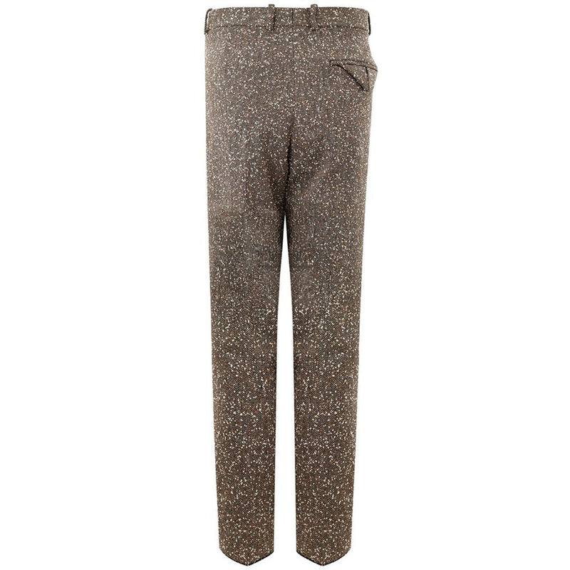 Multicolor Viscose Casual Pants