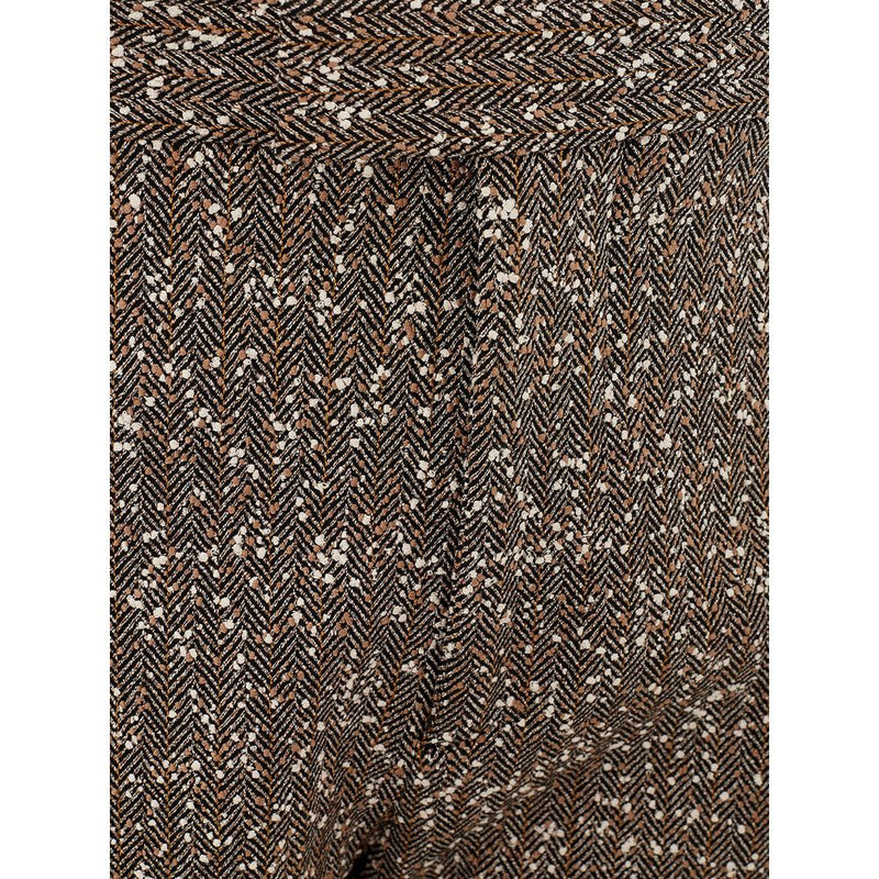 Multicolor Viscose Casual Pants