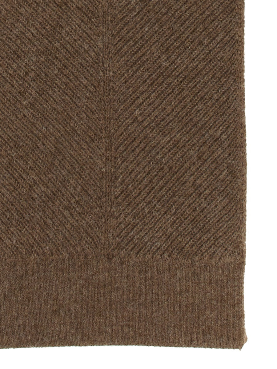 Bottega Veneta Alpaca Scarf — Beige Scarfs