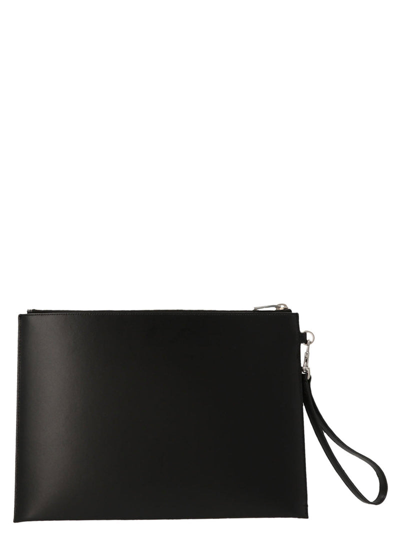 Saint Laurent Tiny Cassandre Clutch — Black