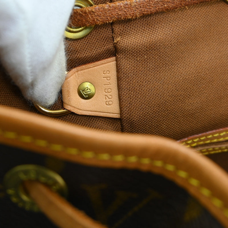 Louis Vuitton Vintage Montsouris Monogram Canvas Brown Bag