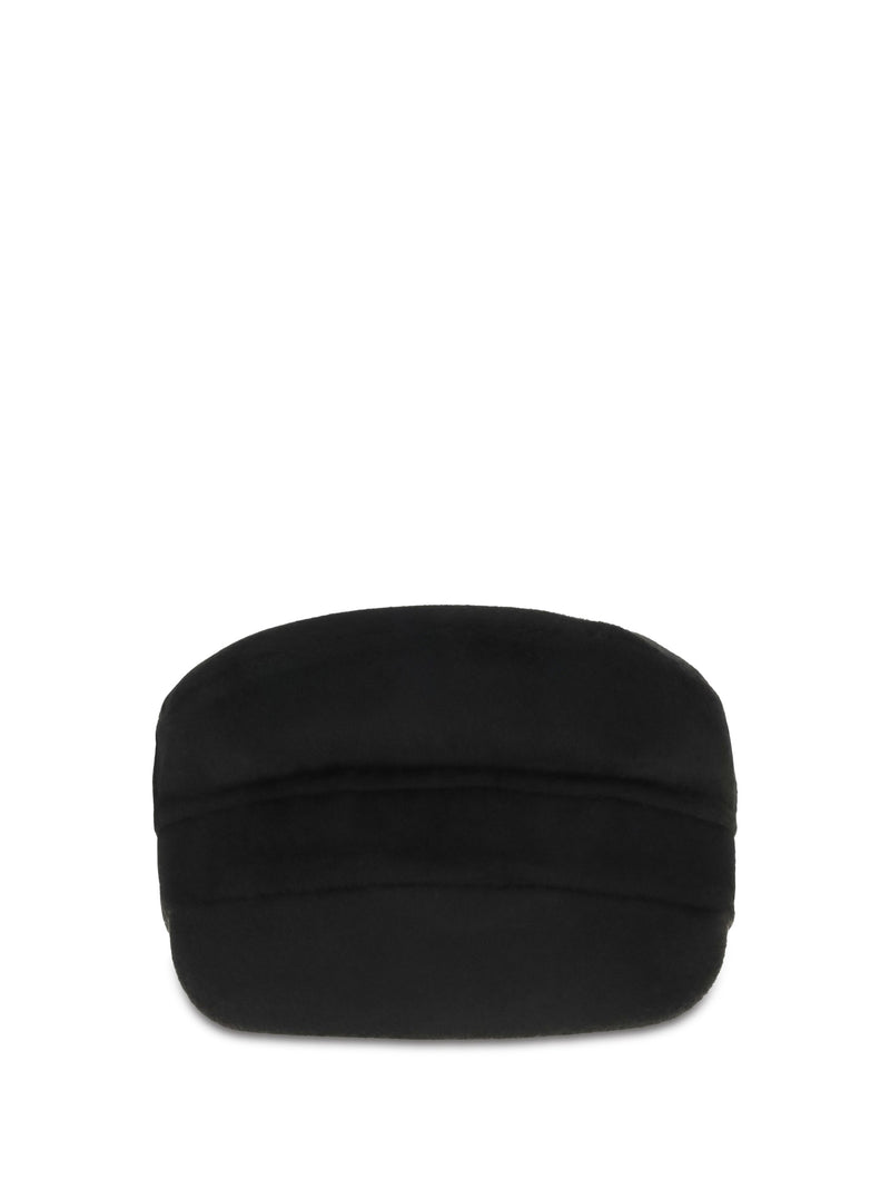 P.a.r.o.s.h. D010521 Wool Flat Cap — Black Caps