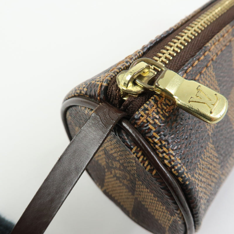 Louis Vuitton Papillon Pochette Damier Brown Canvas Bag