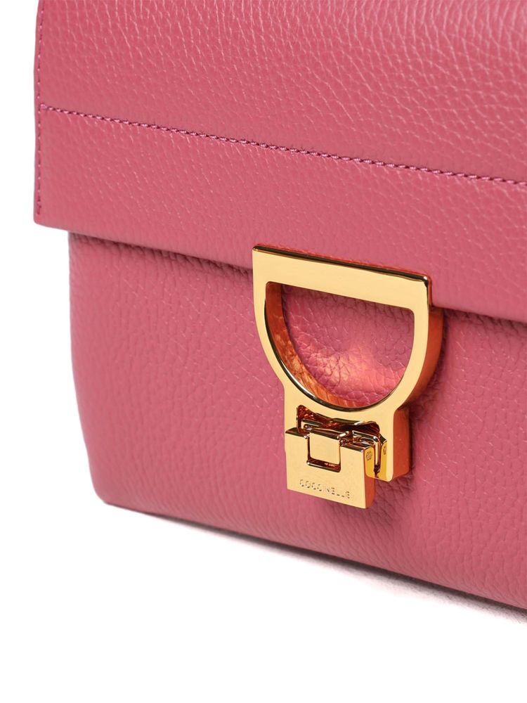 Coccinelle Shoulder Bag — Red Cowhide