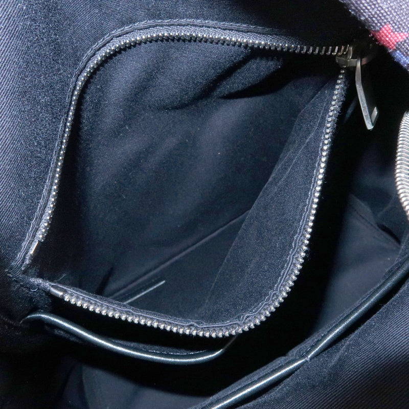 Saint Laurent City Printed Corduroy Multicolour Canvas Bag