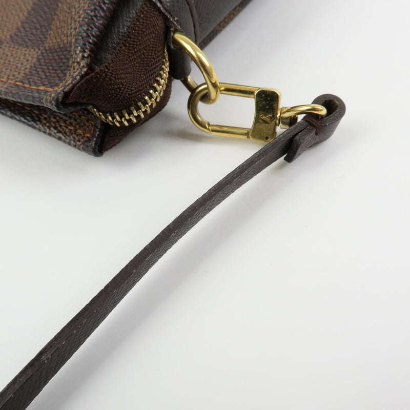 Louis Vuitton Trousse Make Up Damier Brown Canvas Bag