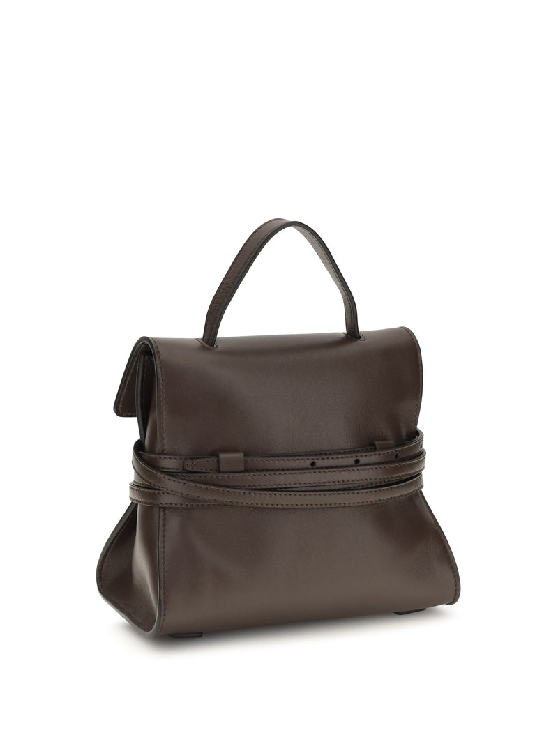 Moschino Shoulder Bag — Brown Goatskin (hircus Goatskin)