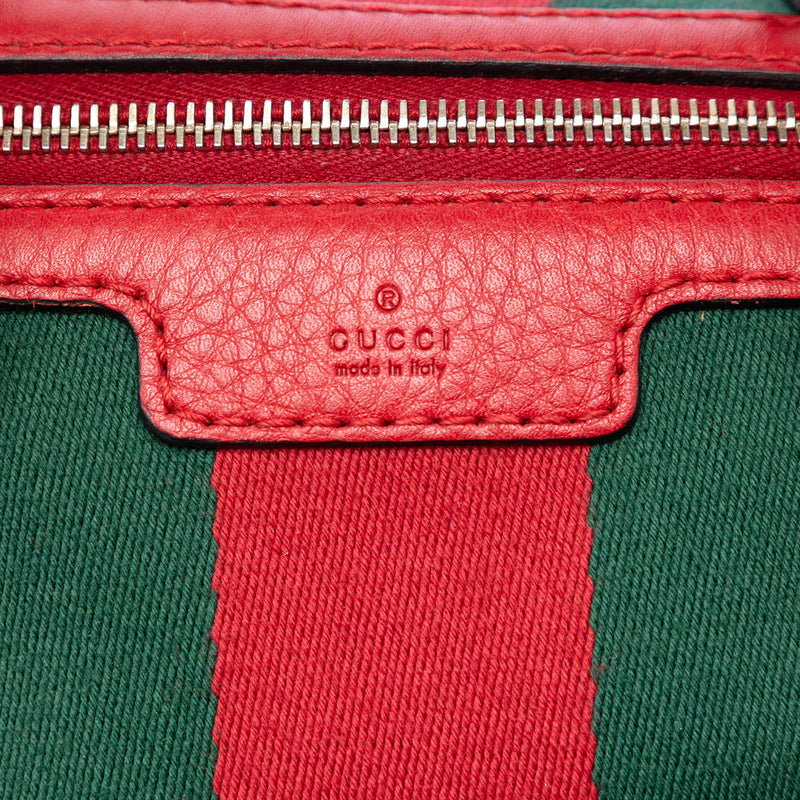Medium GG Canvas Web Joy Boston Bag - Image 5
