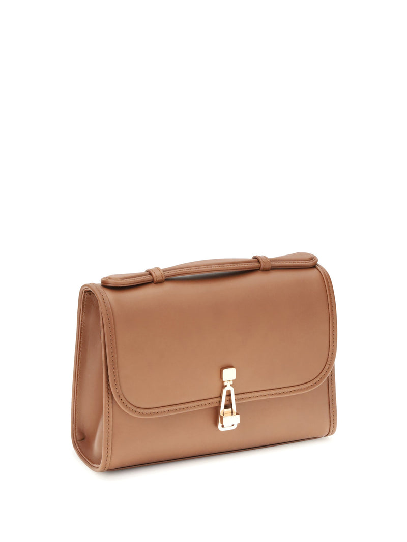 Gabriela Hearst Leonora Shoulder Bag — Brown Leather