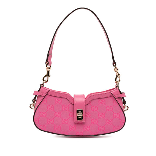 Mini GG Canvas Moon Side Shoulder Bag - Image 1