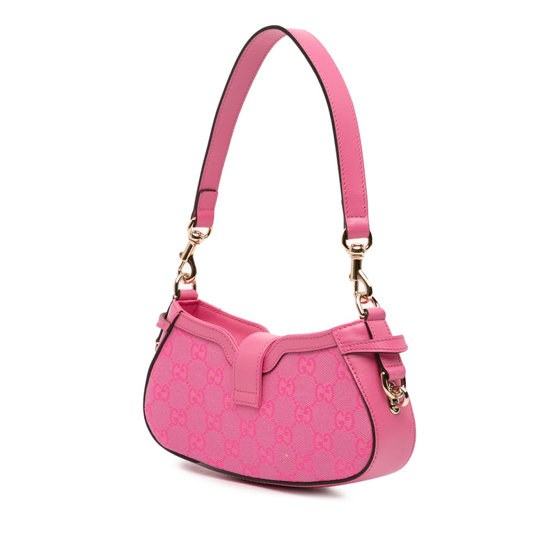Mini GG Canvas Moon Side Shoulder Bag - Image 2