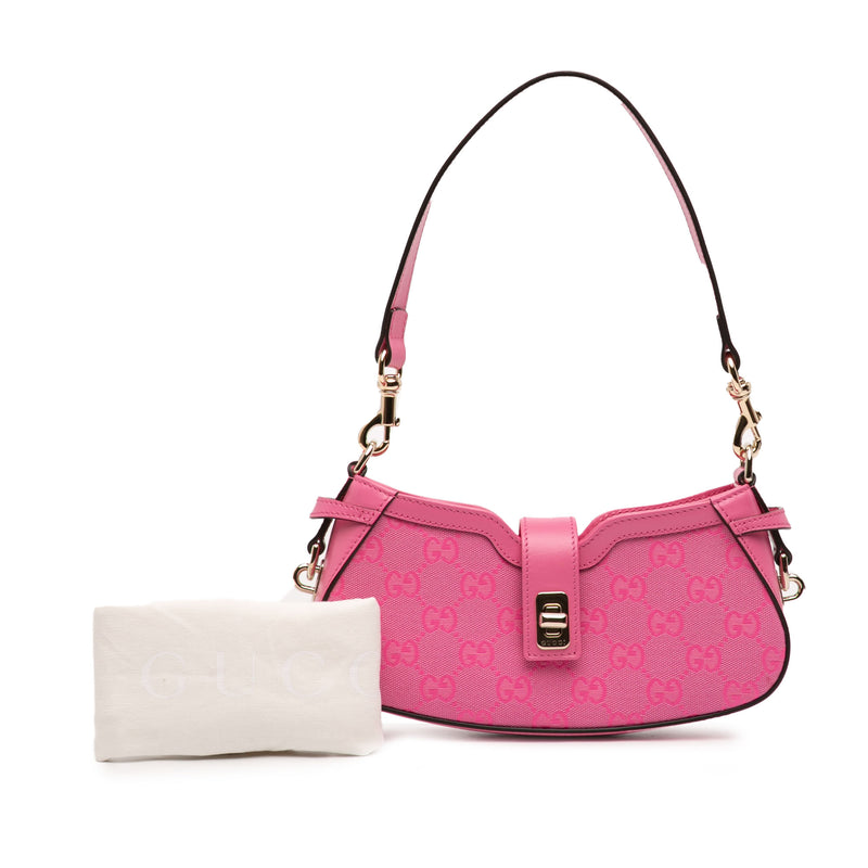 Mini GG Canvas Moon Side Shoulder Bag - Image 7