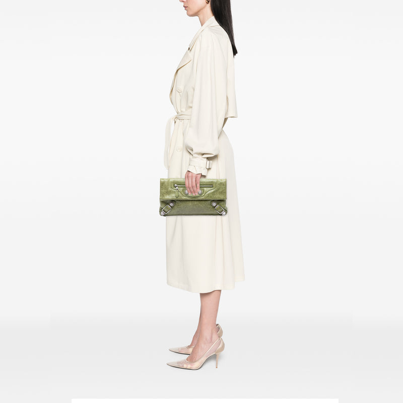 Lambskin Motocross Giant 21 Envelope Clutch - Image 6