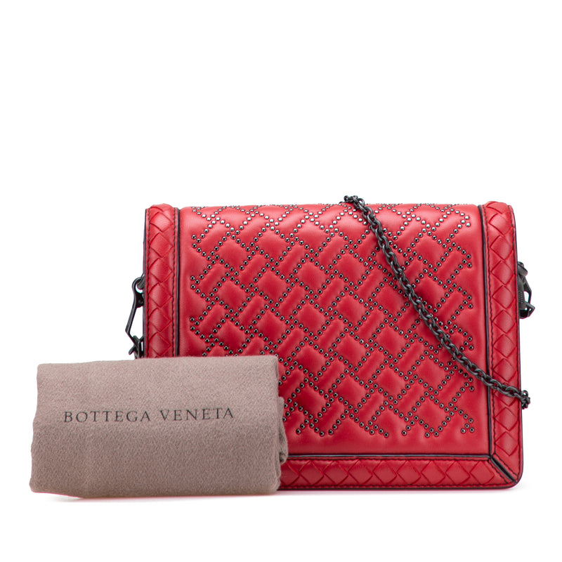 Nappa Intrecciato Microstud Montebello Crossbody - Image 11