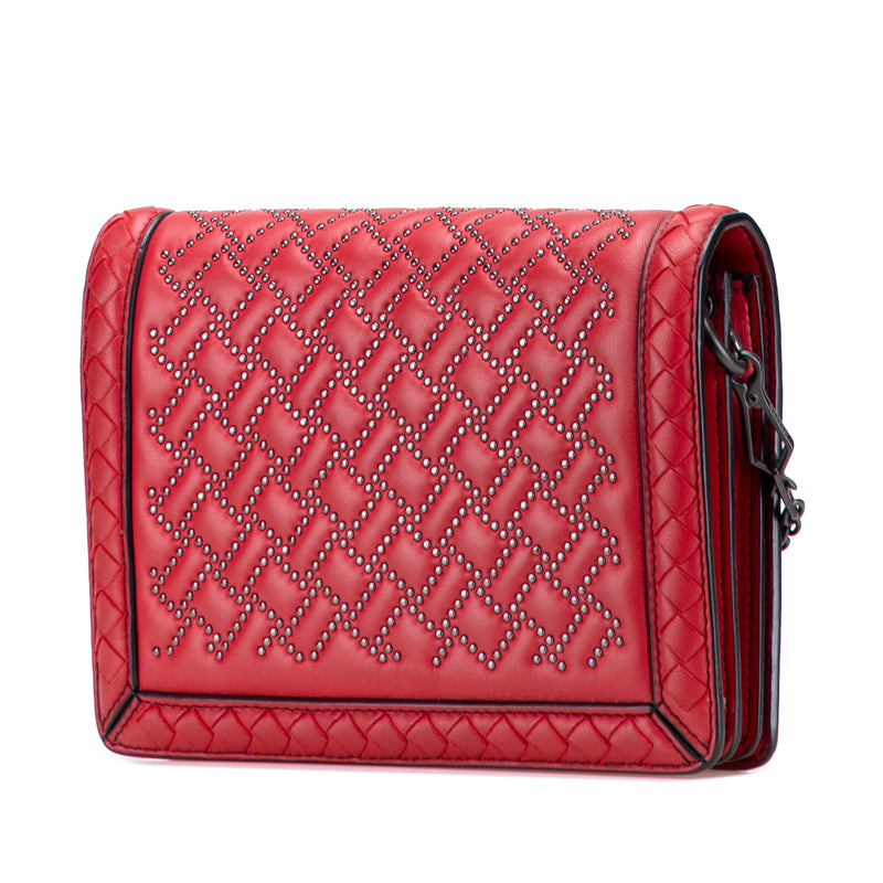 Nappa Intrecciato Microstud Montebello Crossbody - Image 2