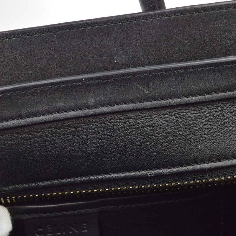 Celine Luggage Smooth Leather Green Bag