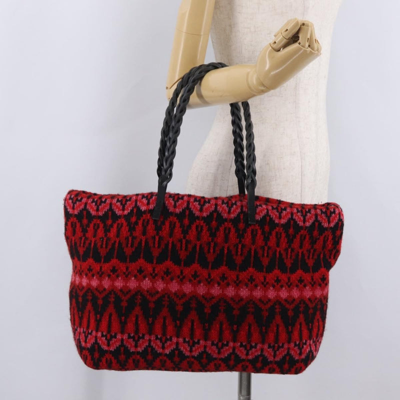 Fendi Vintage Wool Red Bag