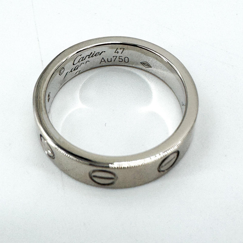 Cartier Love 3 Diamonds Band 18k White Gold With Diamond Silver Bijoux