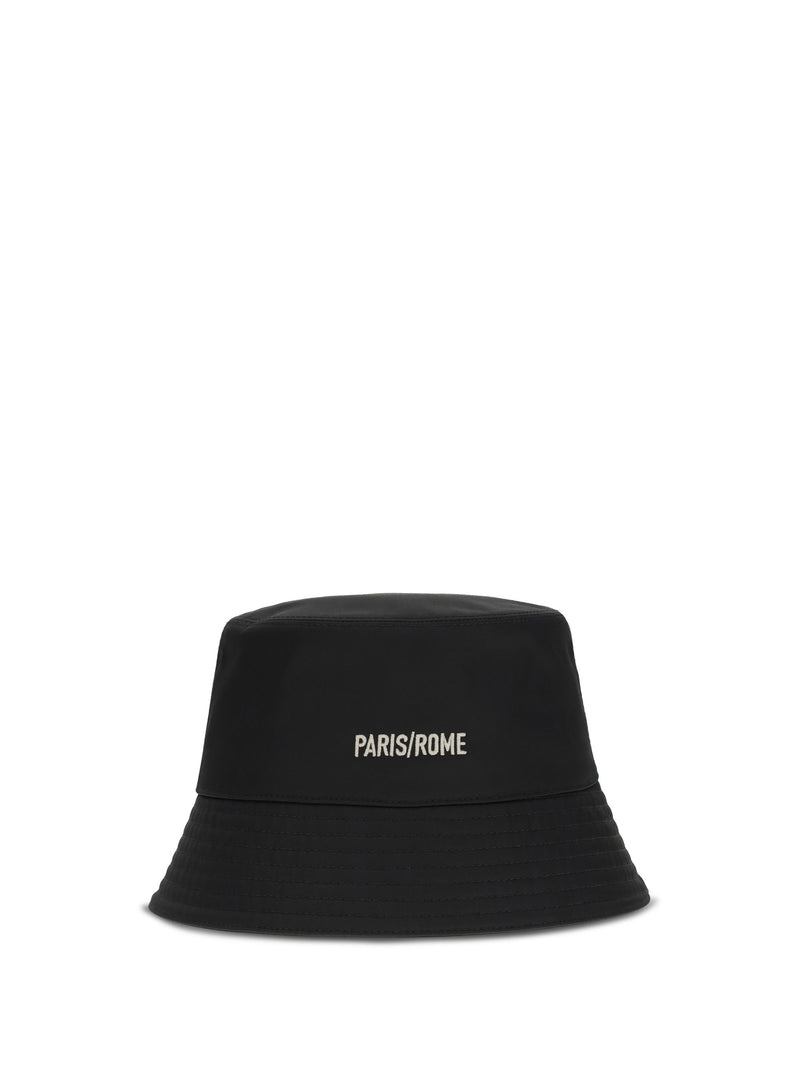 Valentino Garavani 8y2hga11und Bucket Hat — Black Cotton; Other Materials