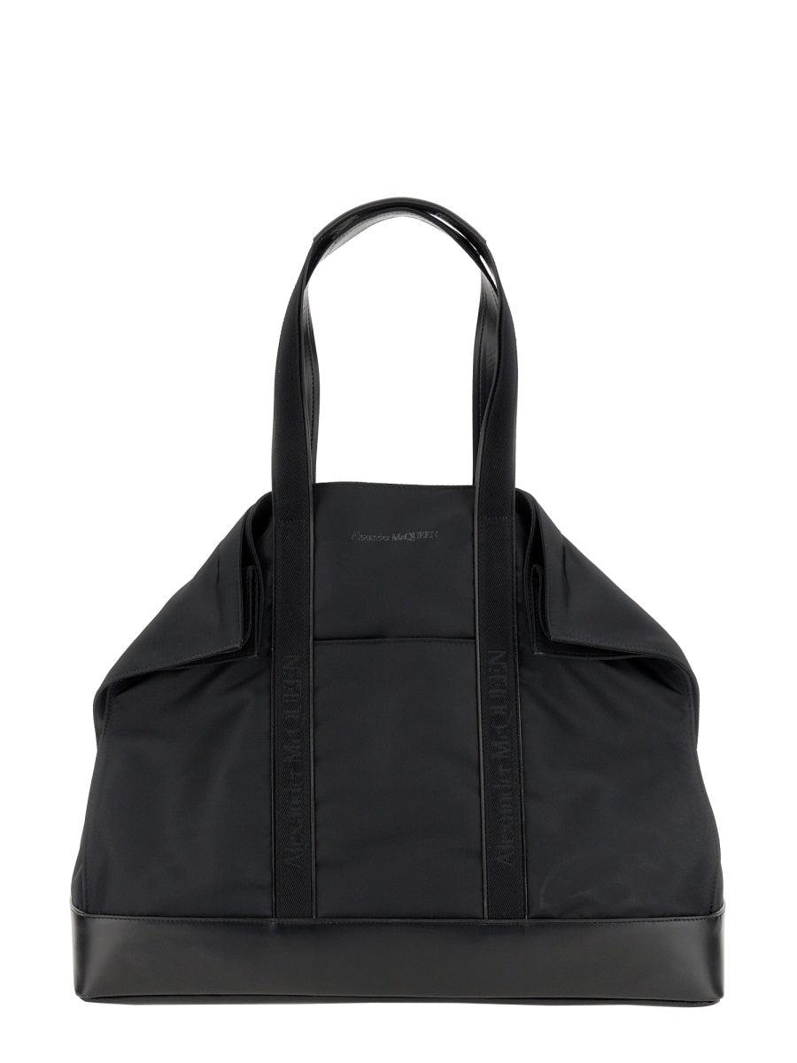 Alexander Mcqueen Tote Bag — Black Nylon