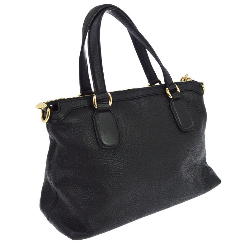 Gucci Soho Working Leather Black Bag