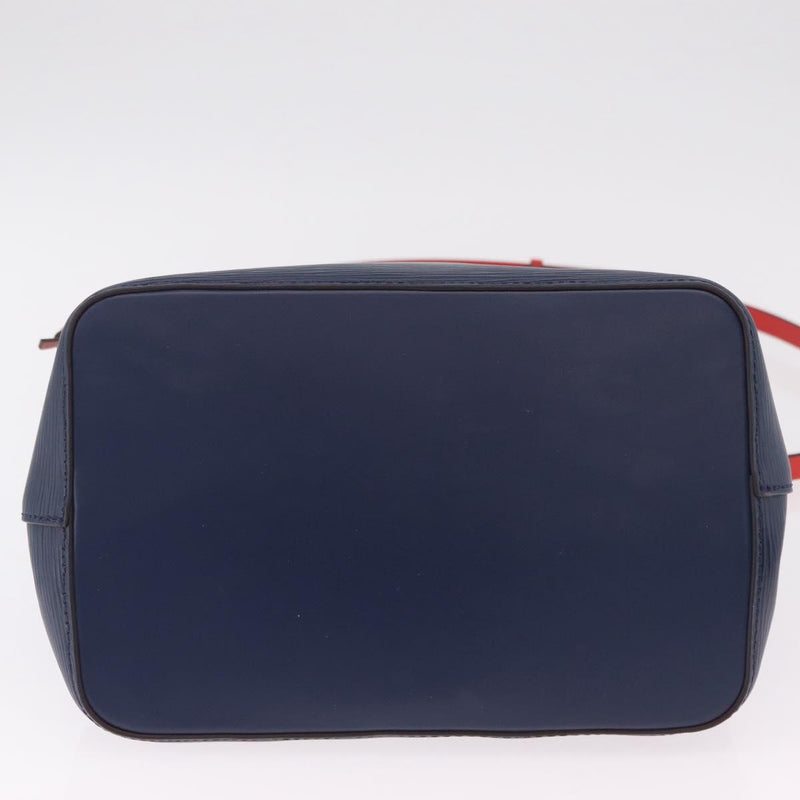 Louis Vuitton Neonoe Limited Edition Colored Damier Navy Leather Bag