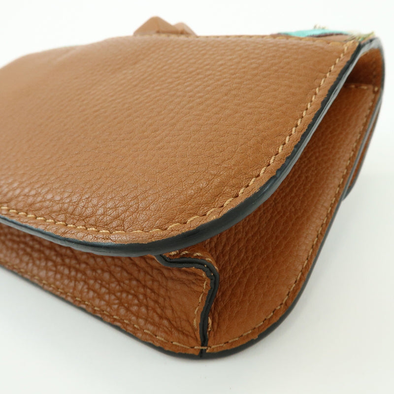 Valentino Garavani Glam Lock Leather Brown Bag