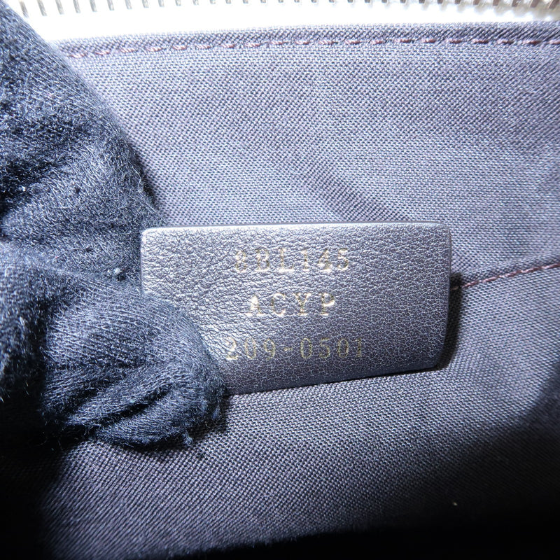 Fendi By The Way Satchel Printed Leather Blue