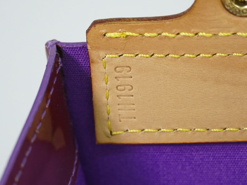 Louis Vuitton Stanton Monogram Vernis Purple Leather Bag