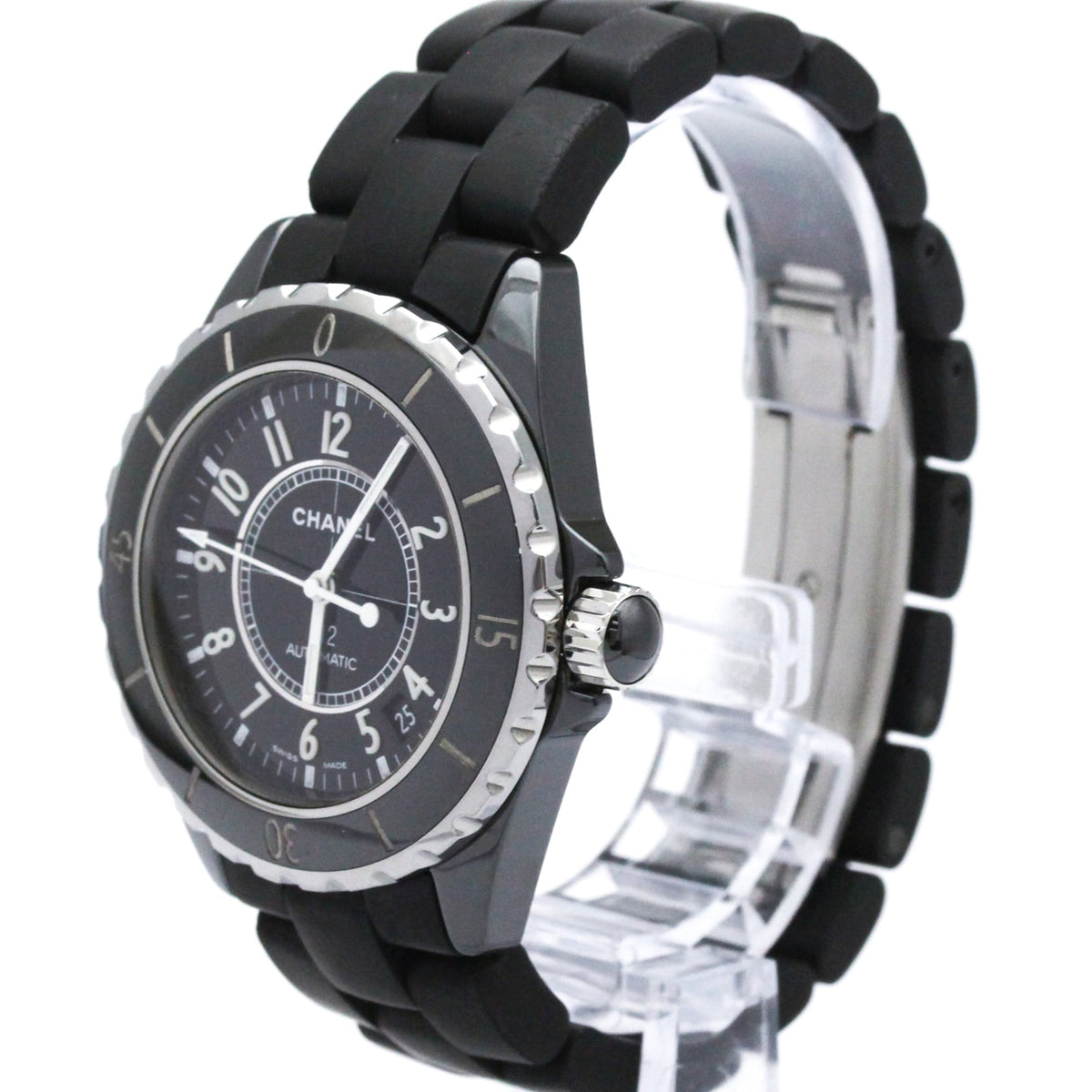 Chanel J12 Automatic Ceramic With Stainless Steel And Rubber Watch