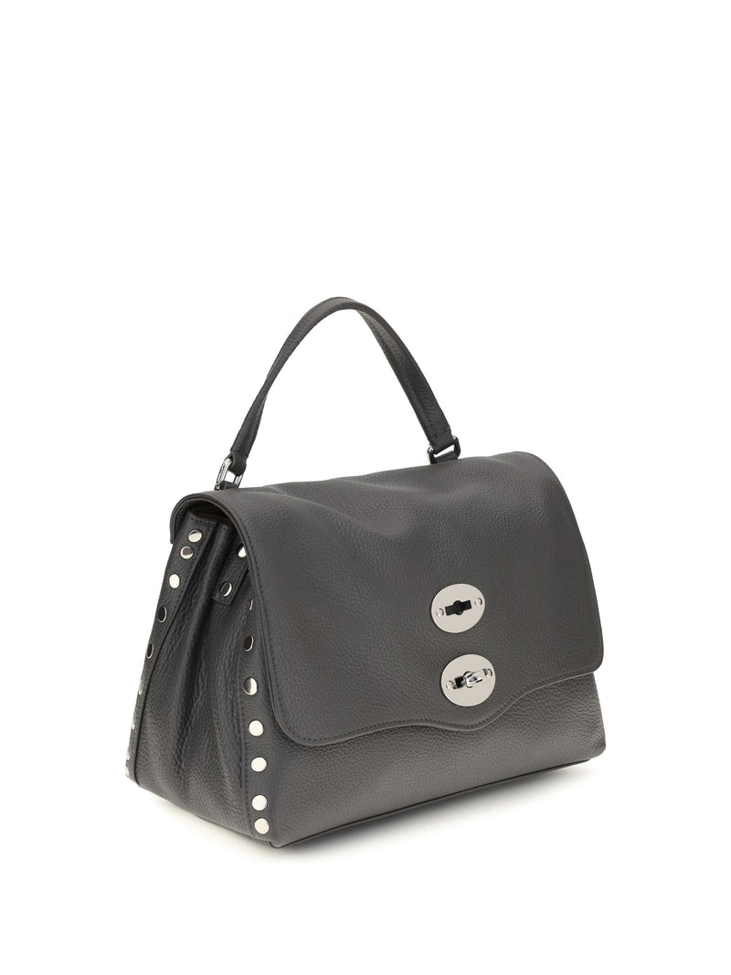 Zanellato Shoulder Bag — Gray Calf Leather Bos Taurus