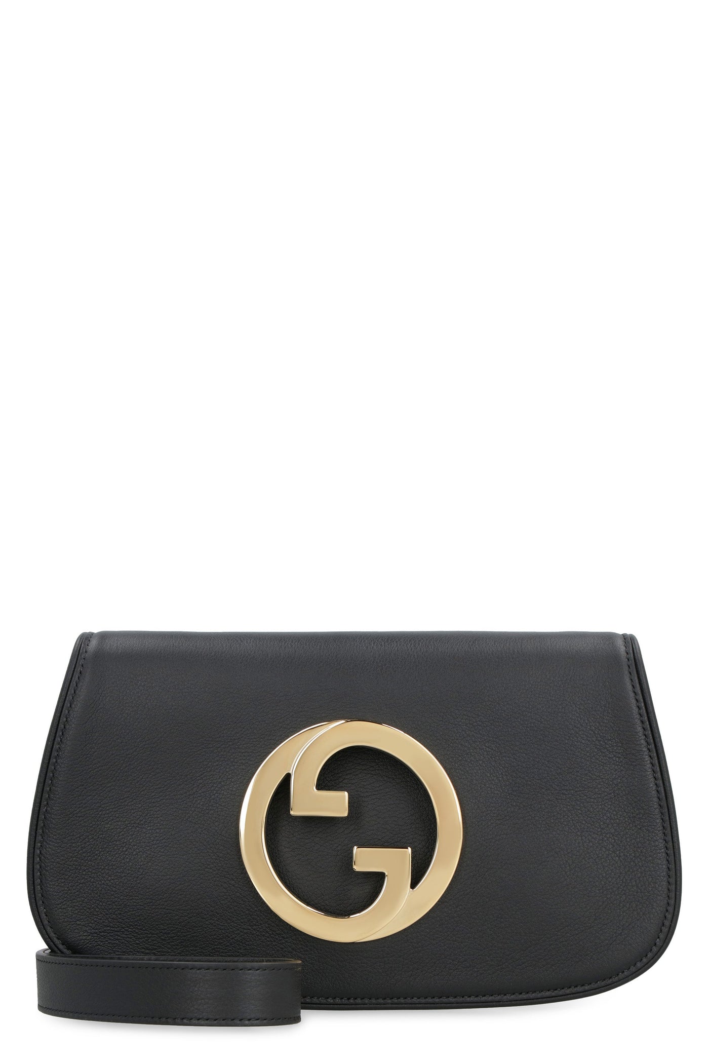 Gucci Blondie Shoulder Bag — Black Calf Leather