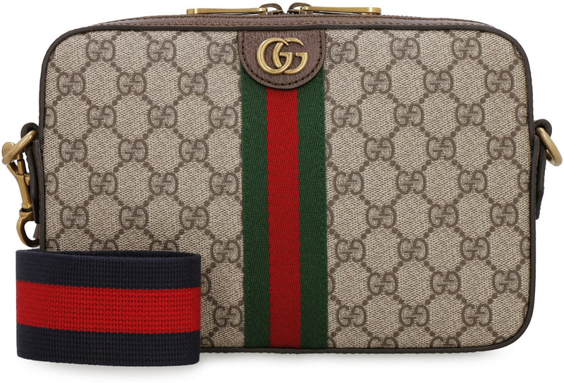 Gucci Ophidia Shoulder Bag — Beige