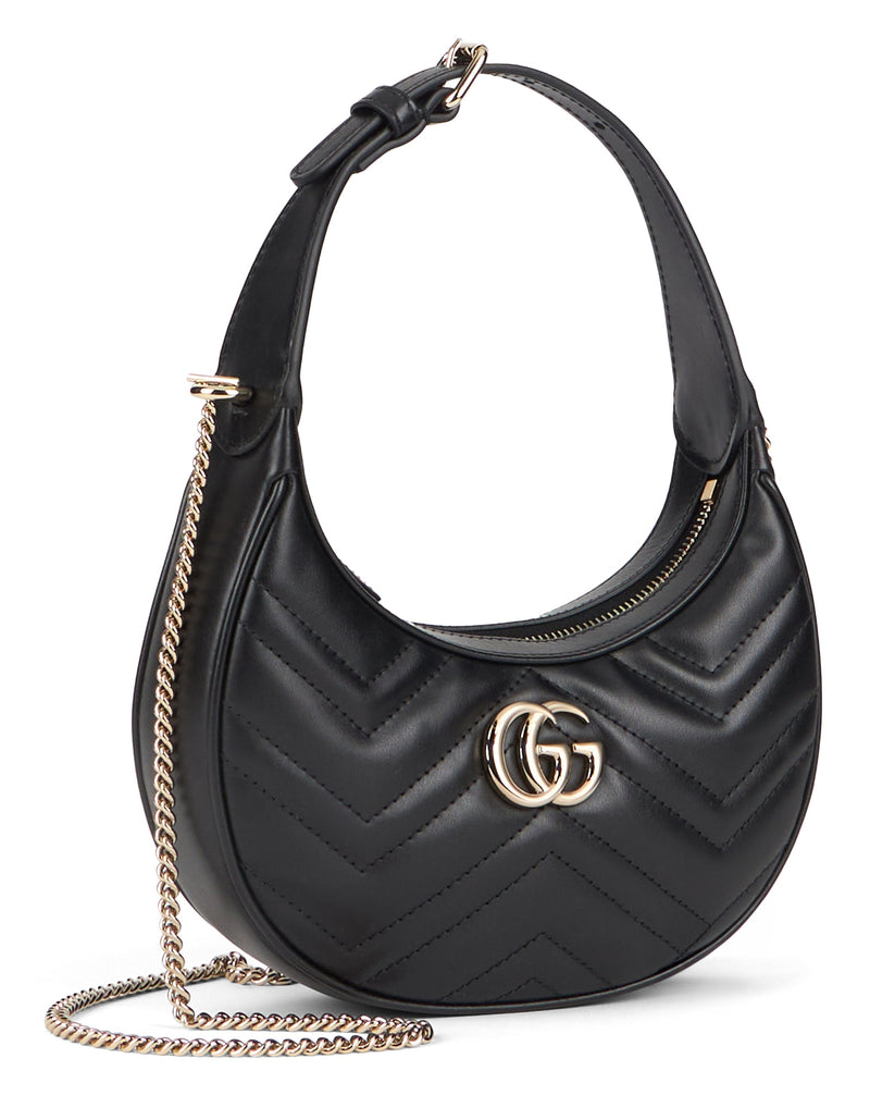 Gucci Shoulder Bag — Black Calf Skin