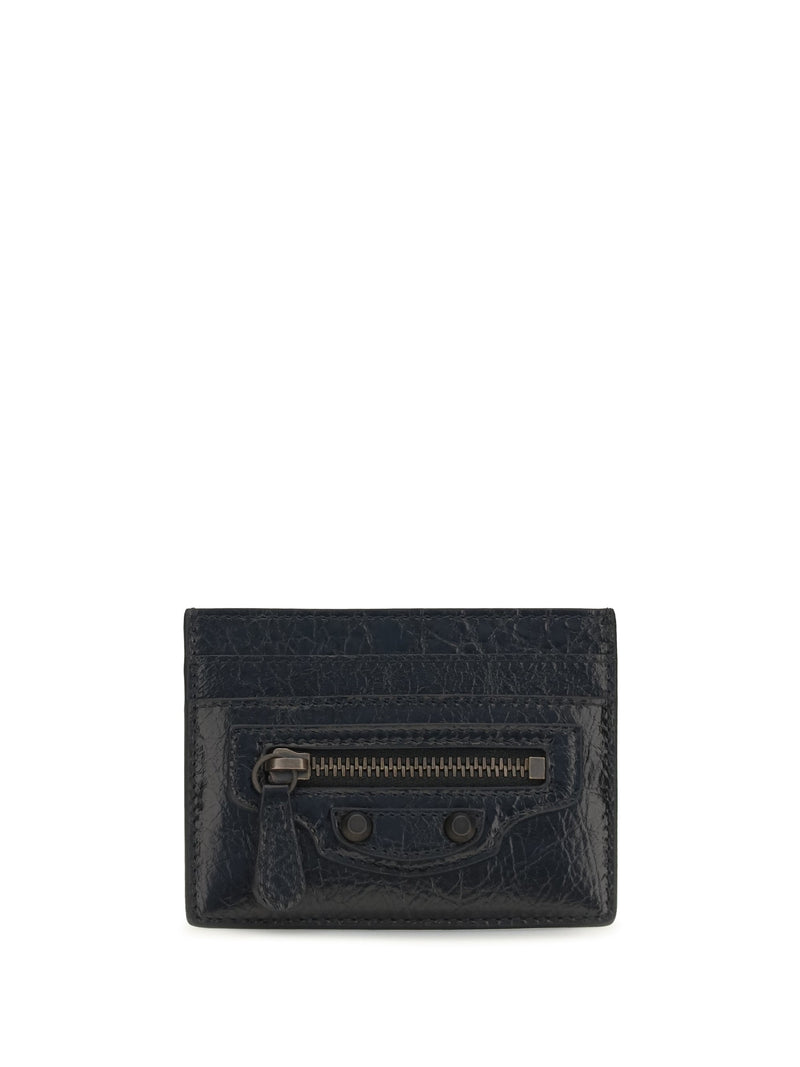 Balenciaga Le City Card Case — Black Lambskin Wallets & Purses