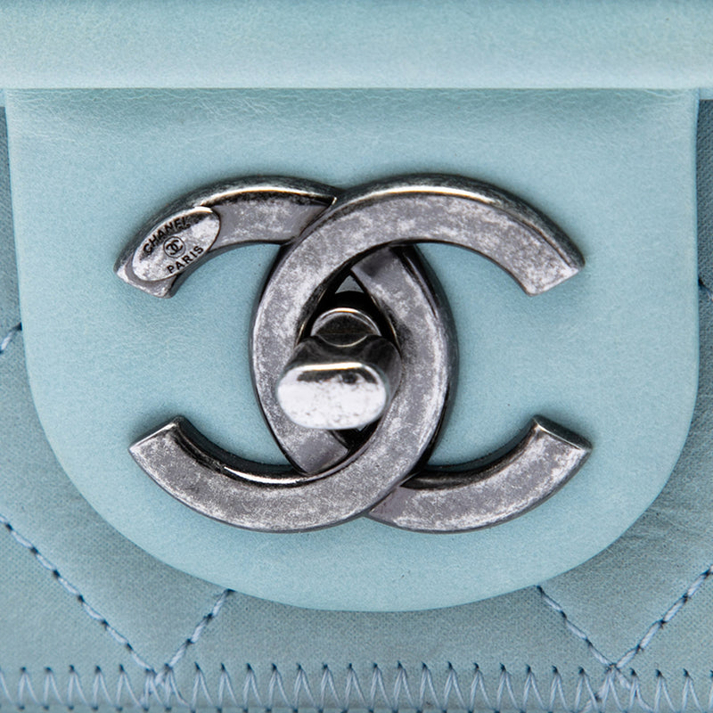 CC Quilted Calfskin Single Flap - Image 5