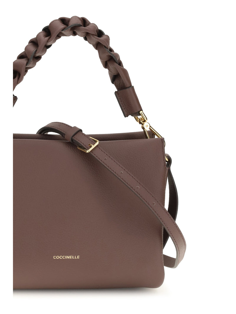 Coccinelle Shoulder Bag — Brown Calf Leather Bos Taurus