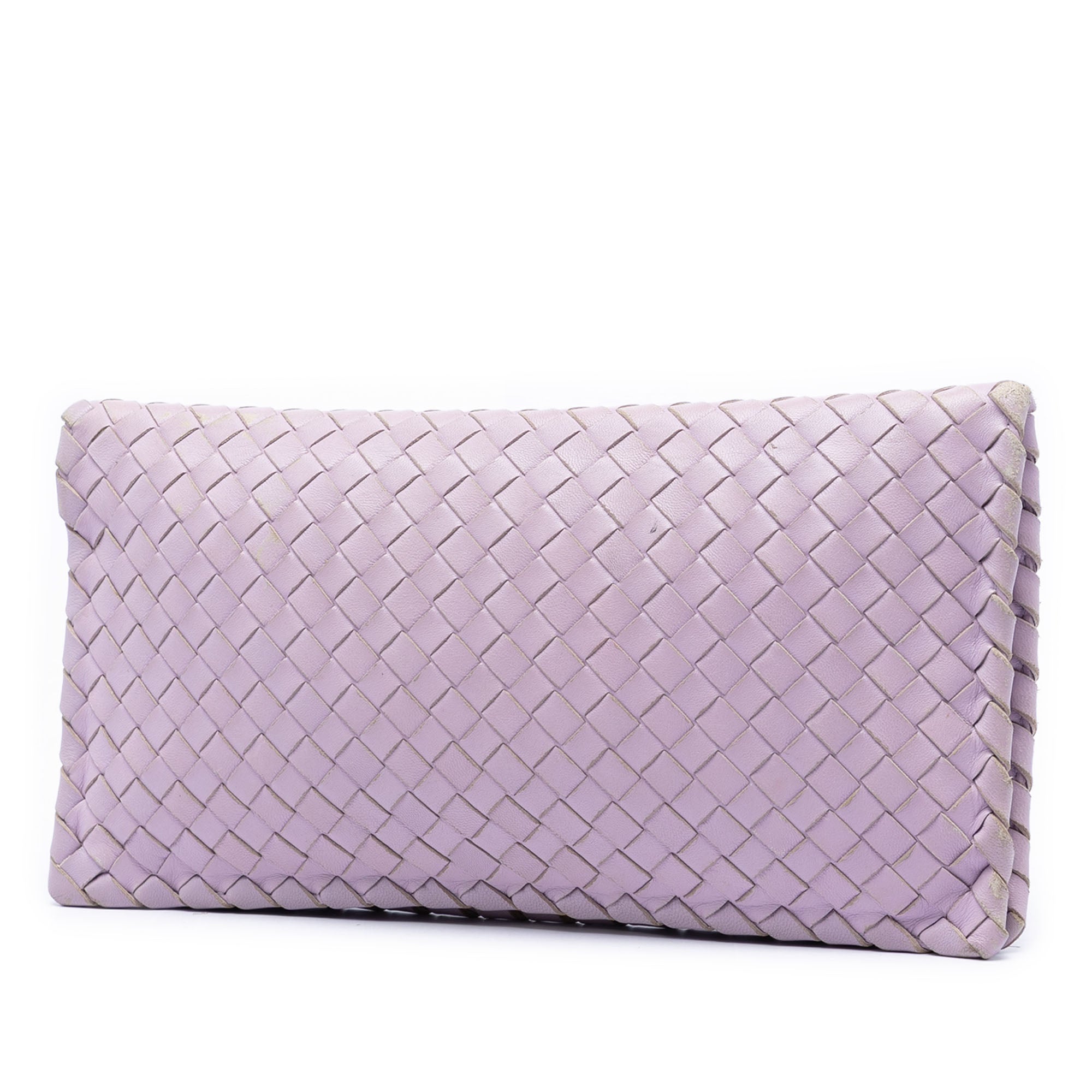 Nappa Intrecciato Turn Lock Clutch - Image 2