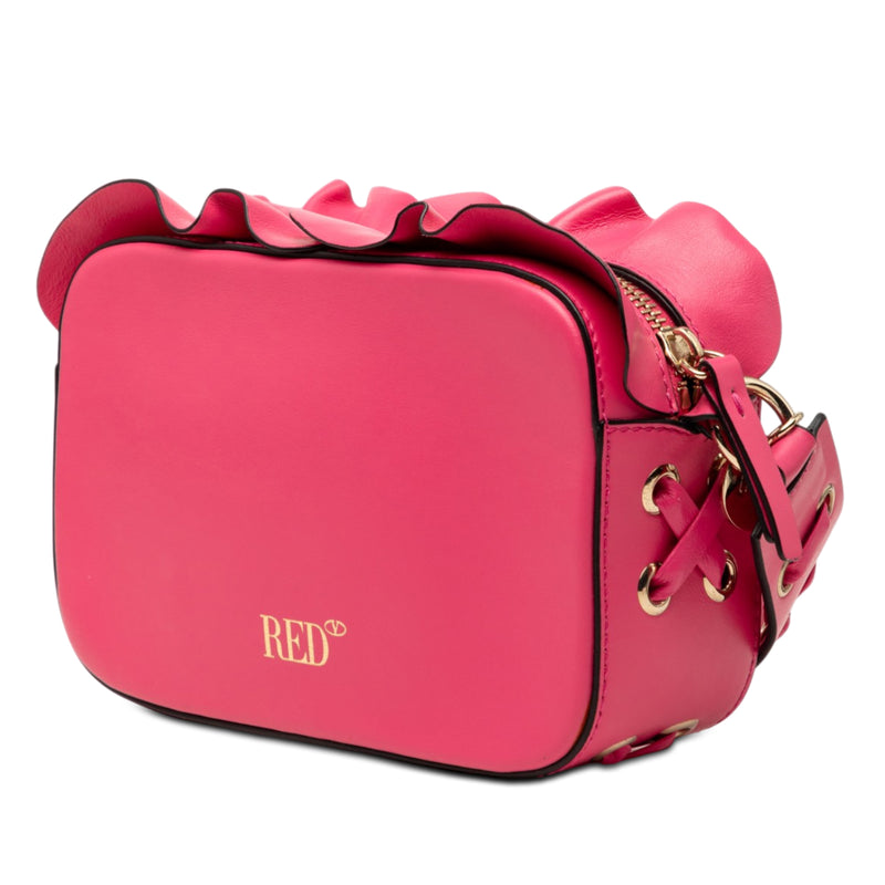 Leather Ruffle Trim Crossbody - Image 2
