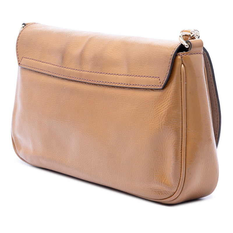 Medium Patent Soho Chain Flap Crossbody - Image 2